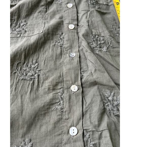 NWT Anthropology by Kyla Seo Holly Shirt - Soft Sage, Size Small - Picture 12 of 13